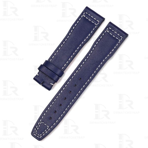 Handmade calfskin Santoni leather watch strap for IWC Pilot Spitfire