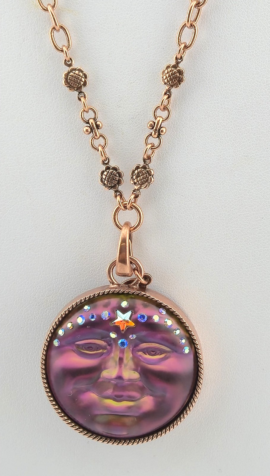 Kirks Folly Mystic Venus Seaview Moon Compass Pendant Earrings Copper Necklace