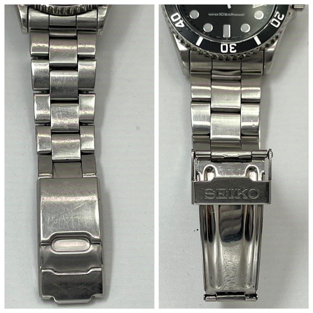 SEIKO 7S26-0040 Diver Day Date Automatic Watch 18cm Working Used