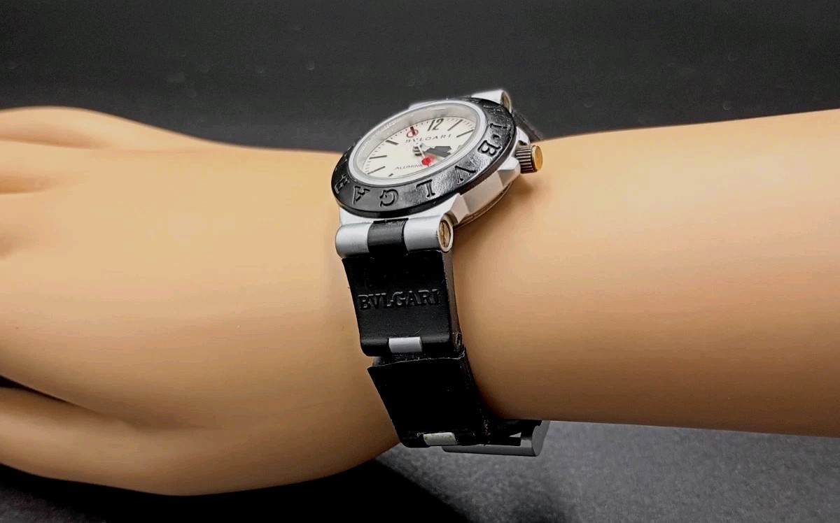 BVLGARI Aluminum AL38A Aluminum Swiss Watch
