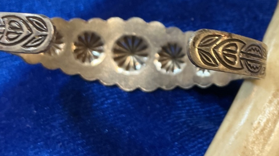 VINTAGE SOUTHWEST FRED HARVEY CUFF, NO TURQUOISE