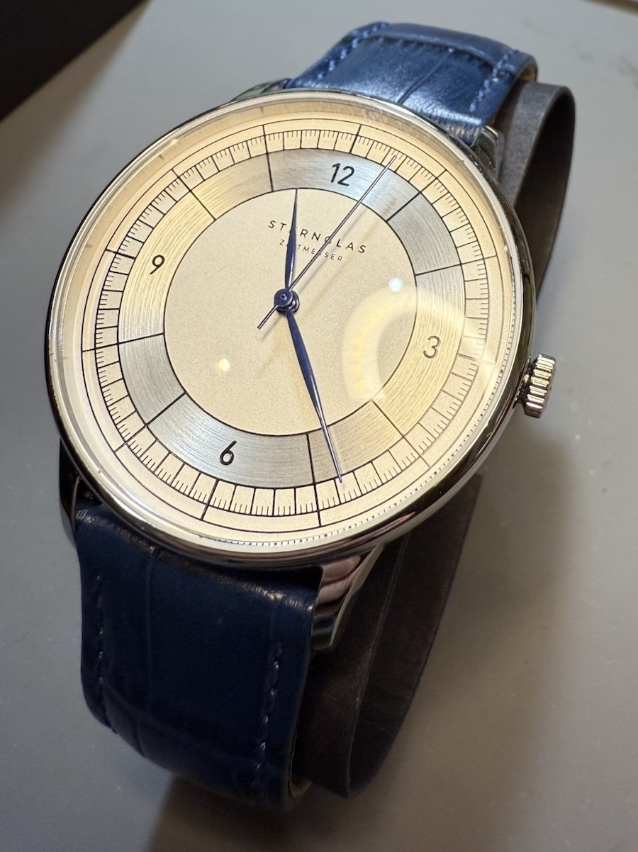 Sternglas Sedius White/Silver Dial Mega Quartz –S01-SD01-HE02 – Box & Papers