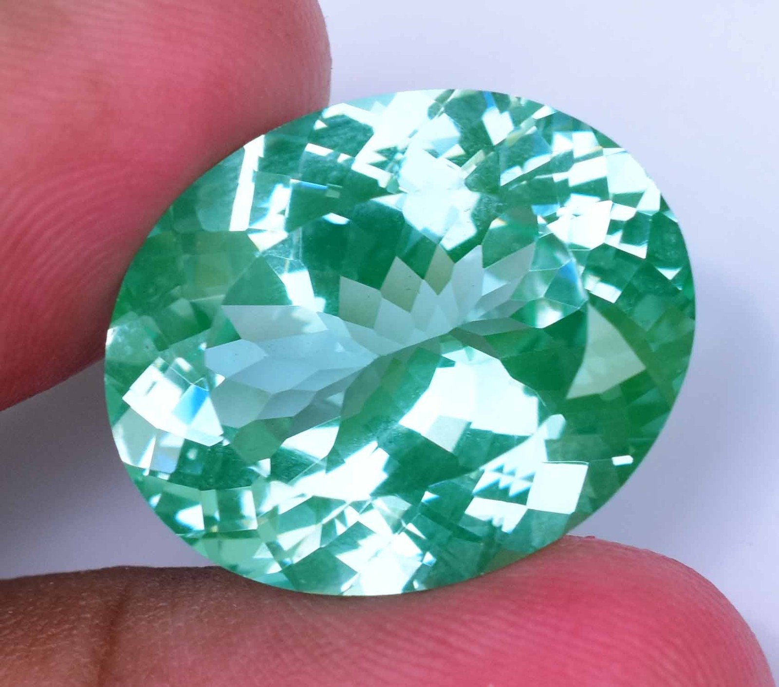 32.35 Ct Natural Paraiba Tourmaline Greenish Neon Blue Copper Certified Gemstone