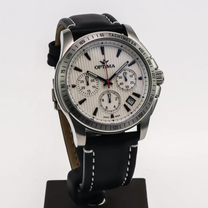 Optima – Swiss Chronograph – OSC377-SL-1 Swiss Quartz Ronda 48.15 mm OSC377 50