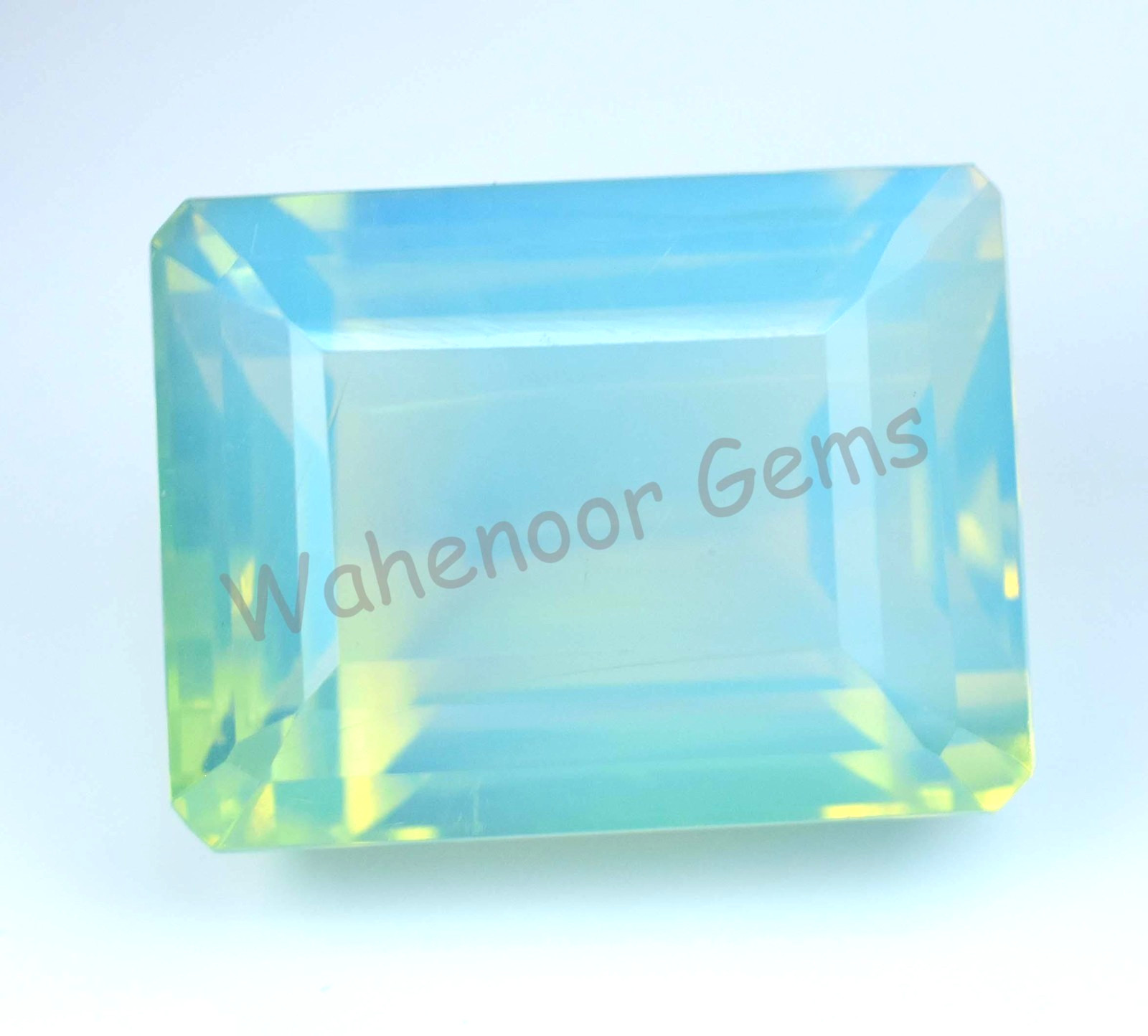 Natural Lime Opal 46.45 Ct Emerald Welo Untreated Australian Certified Gemstone