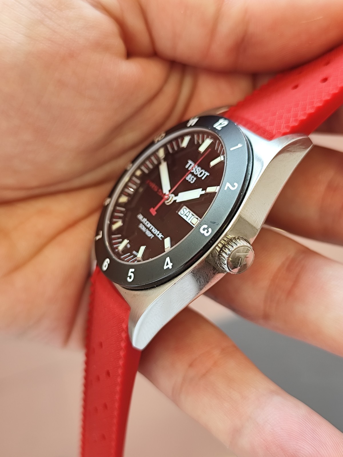 Tissot prs 516 automatic black watch