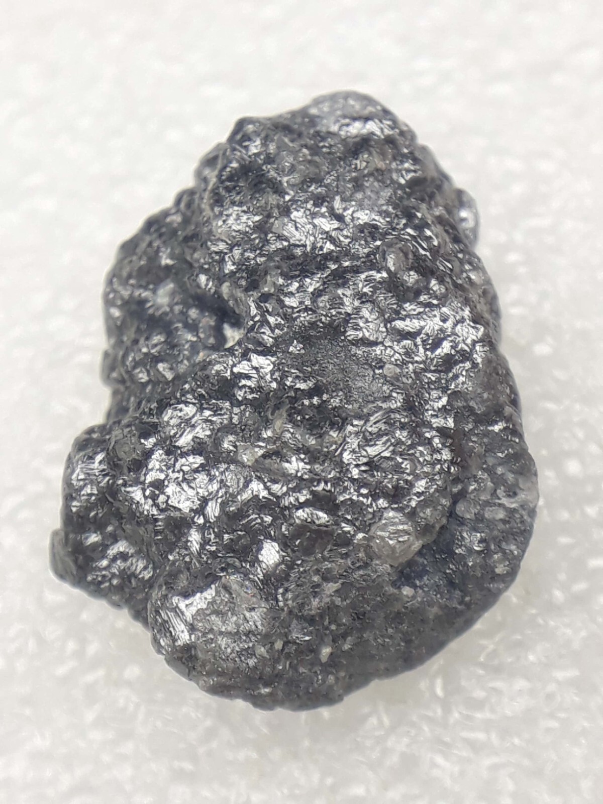 9.54 Ct, Natural Z Black Diamond Rough Black Diamond Big Size Raw Uncut Diamond