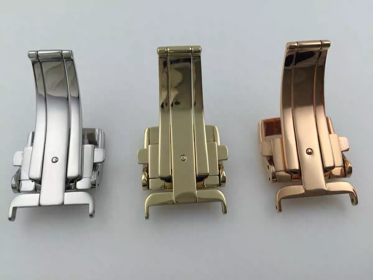 18mm for Seiko Prospex Alpinist Leather Watch Band Steel Deployant Clasp buckle