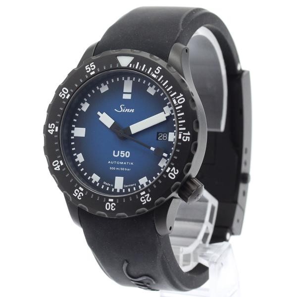Sinn Divers U50 U50.S.BS 41mm SS Blue Dial Automatic Date Watch #C4369
