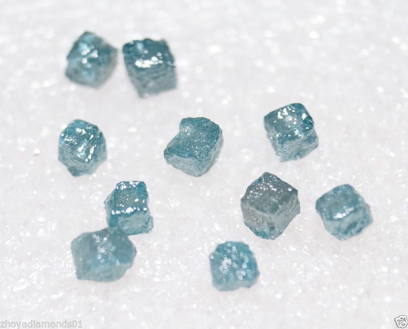 2.50 ct 2-3mm Green Blue Natural Congo Cubes Diamond Raw Uncut Rough Diamond NR3