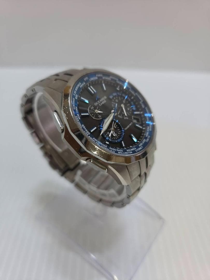 CASIO OCEANUS Manta OCW-S1400-1AJF Black Titanium Tough Solar Multiband 6 w/Box