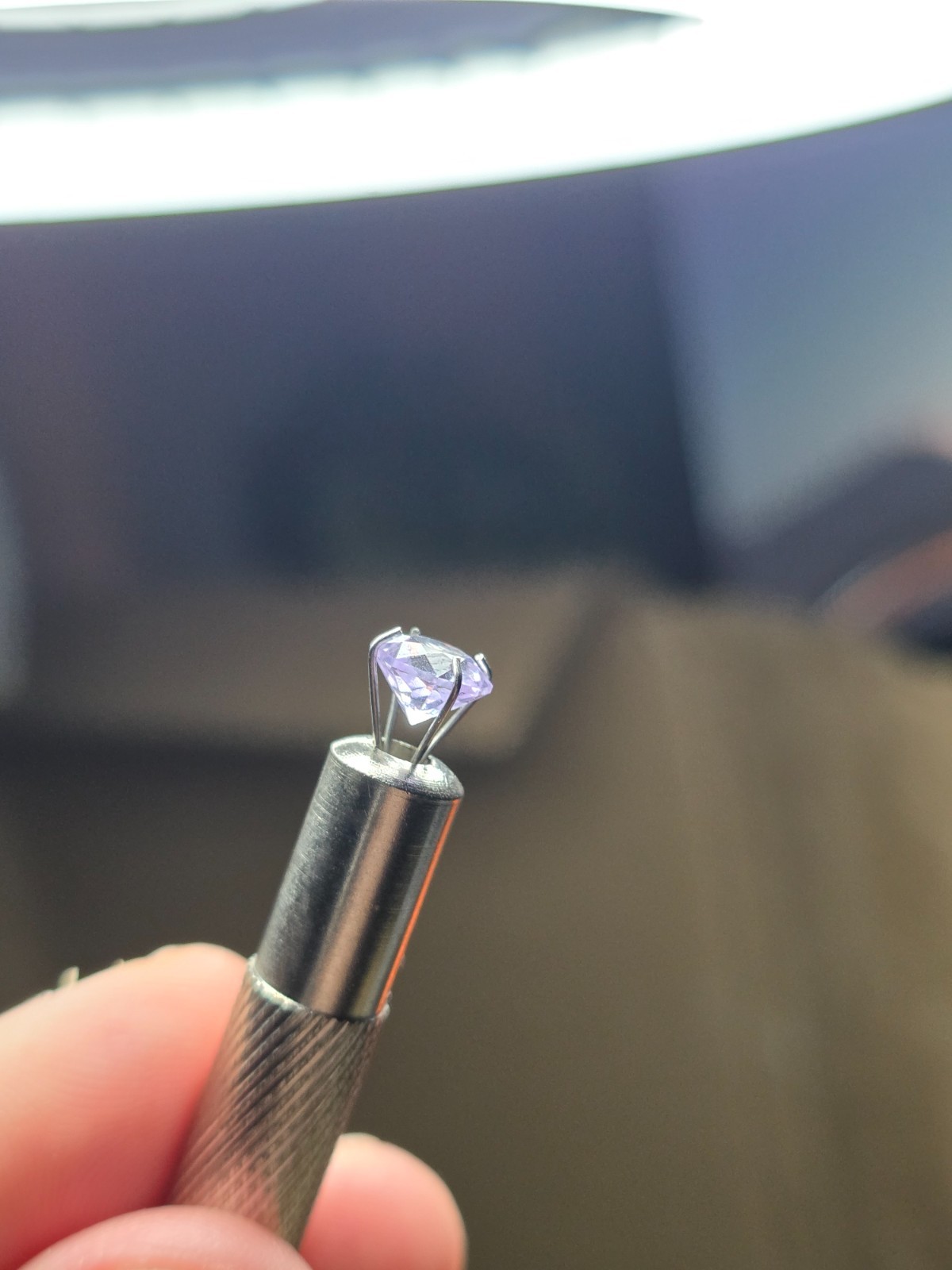 LILAC Lab Garnet YAG – 6.127mmx4.387mm Fantasy Octaganal Round Hand Fabricated