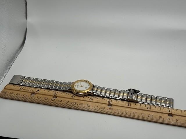 Ladies Nero Pa-Nero Milano Two Tone Quartz Watch New Battery