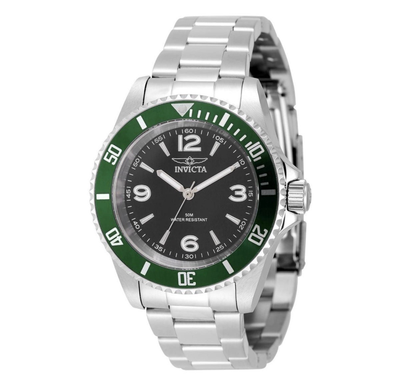 Invicta Specialty Rowan (49338) 40mm Watch Black/Stainless/Green Men’s