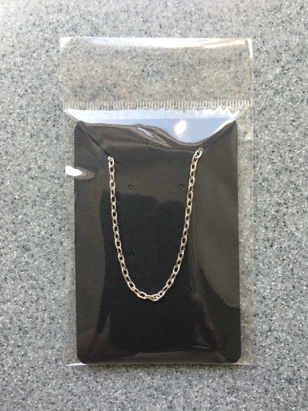 24.5 inch Stainless Steel Cable Necklace Vintage 2.2 MM Choker Chain NO CLASP