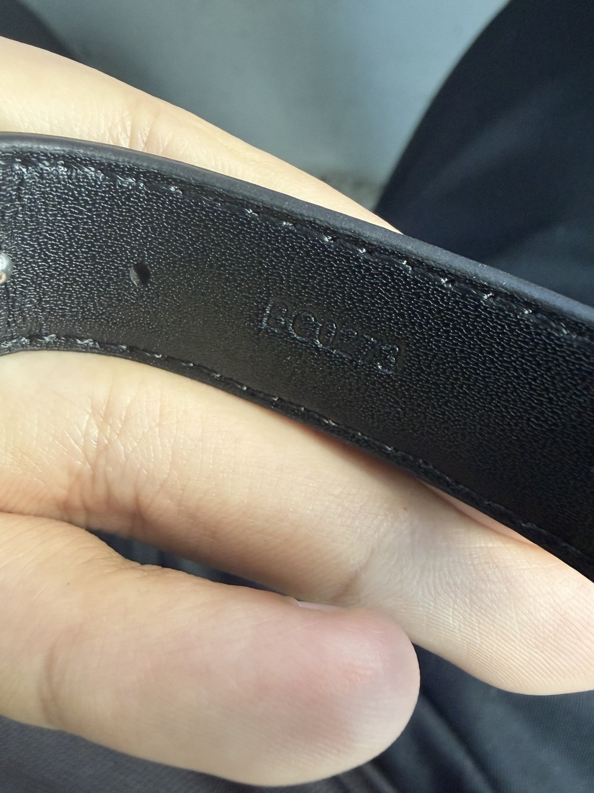 Louis Vuitton Monogram Black/Gray bracelet size 21 with adjustable Louis Vuitton