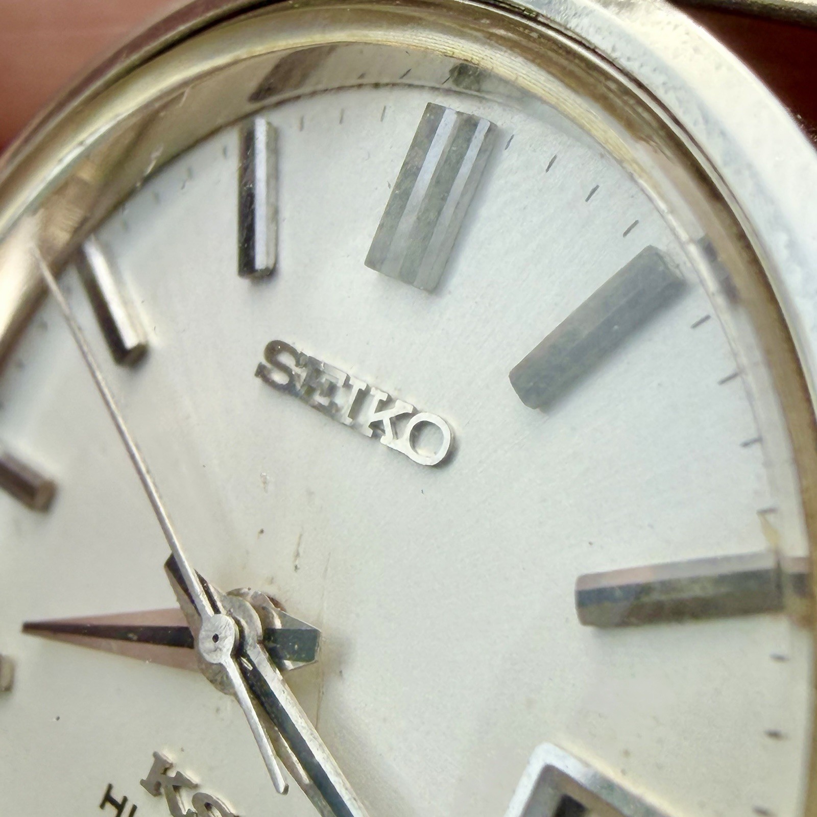 Vintage King SEIKO KS Hi-BEAT 4502-7001 Hand Winding Men’s Watch RUNS!