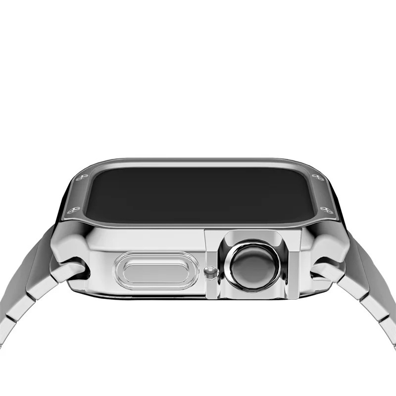Metal Band+TPU Case For iWatch Ultra 3 Series 11 10 9 8 SE 38-49mm Kit Accessory