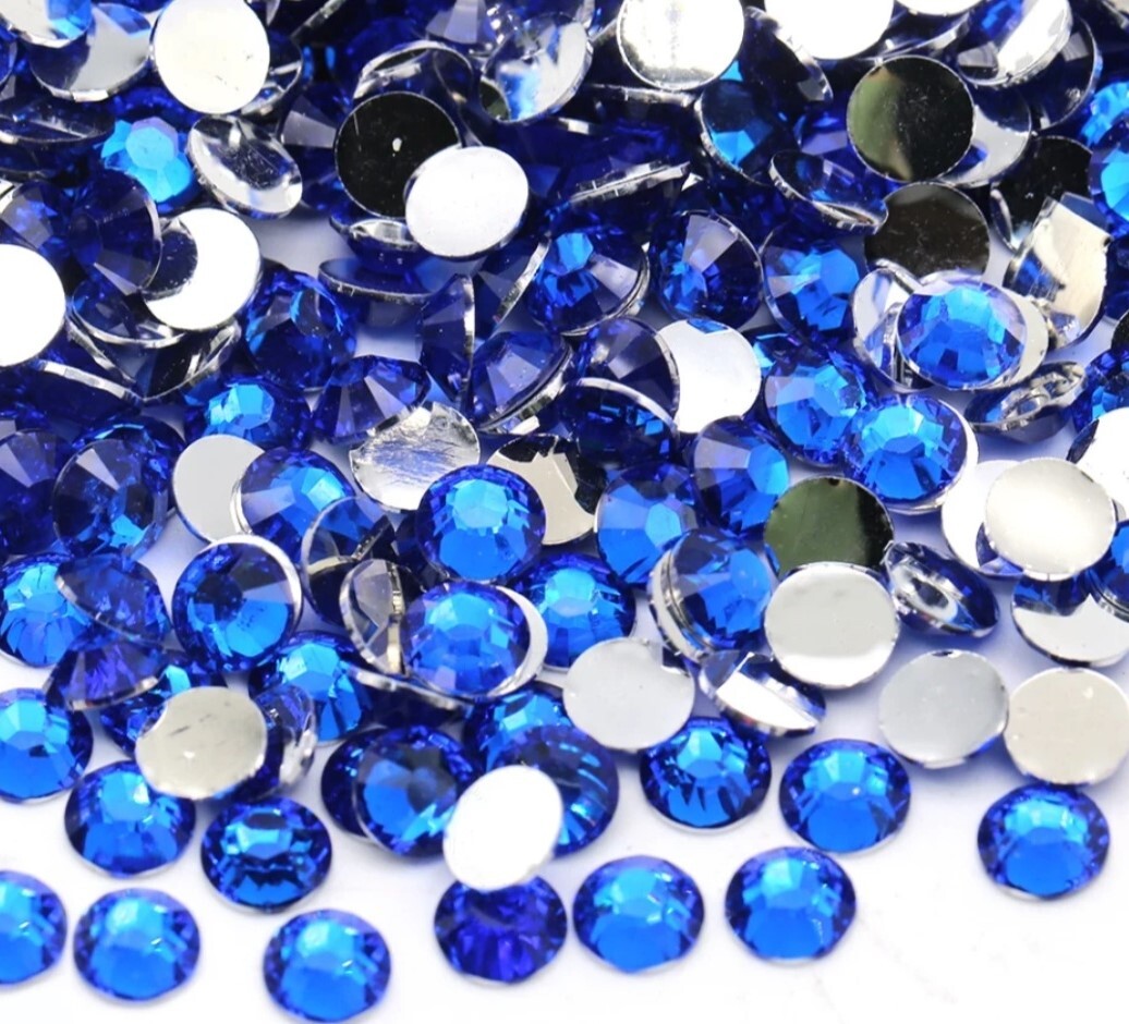 RESIN Rhinestones 3MM/SS12 QTY 1000-5000 Flatback Round Crystals Bling NON HOTFX