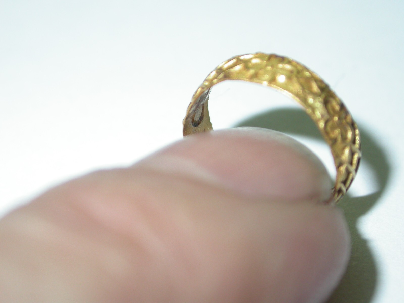 Gold posy ring 16th Century -Tiny 6 Months-1 year baby