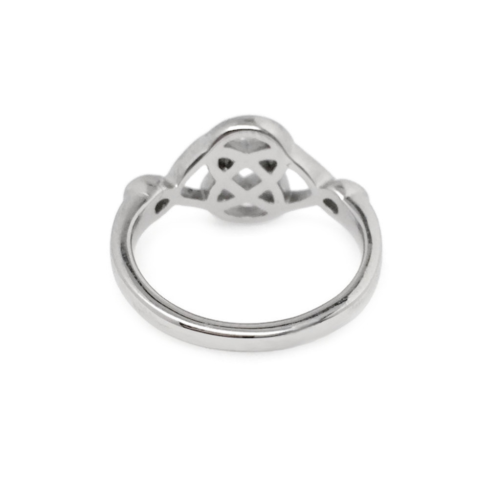 Unique Stainless Steel Celtic Knot Ring Irish Jewelry Love Promise (Size 5 – 10)