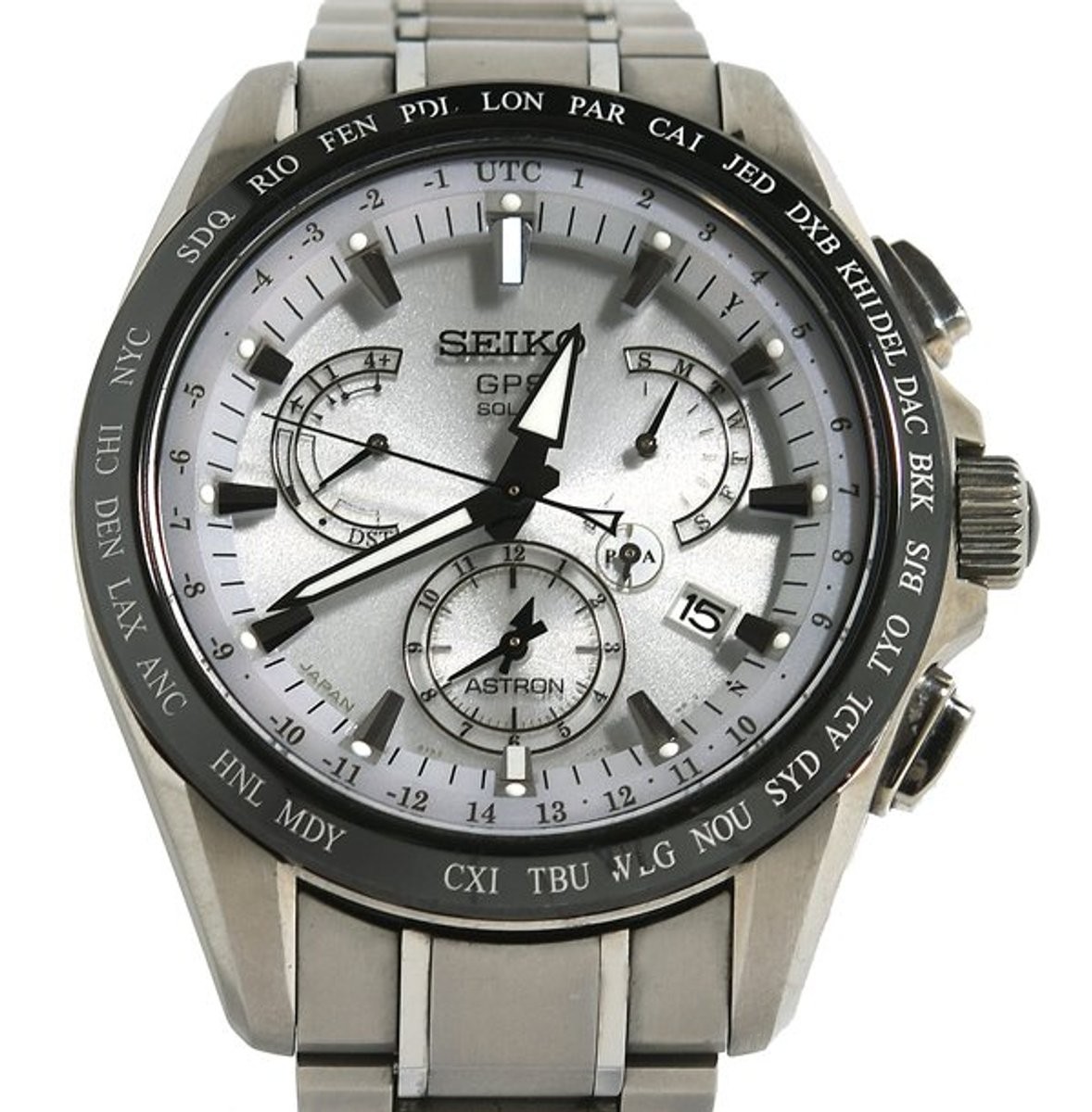 with paper SEIKO Astron 8X53-0AB0/SBXB047 GPS Solar Men’s Watch R#146189