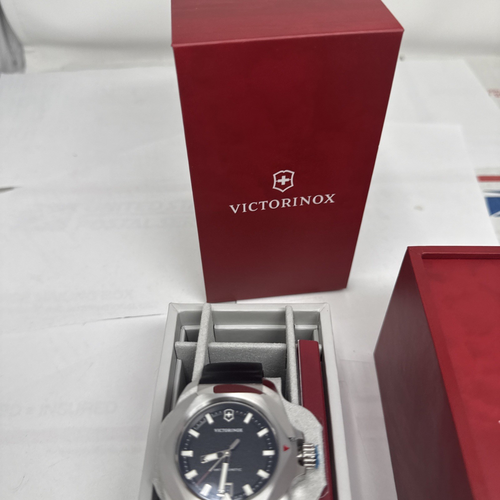 Victorinox I.N.O.X. Quartz Black Dial 41mm Men’s Watch 242028