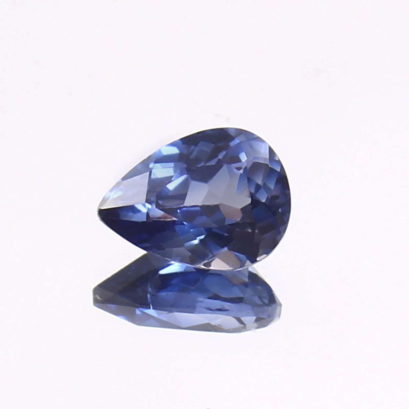 NATURAL MINE – VVS PEAR RICH BLUE CEYLON SAPPHIRE 6.95 Ct.