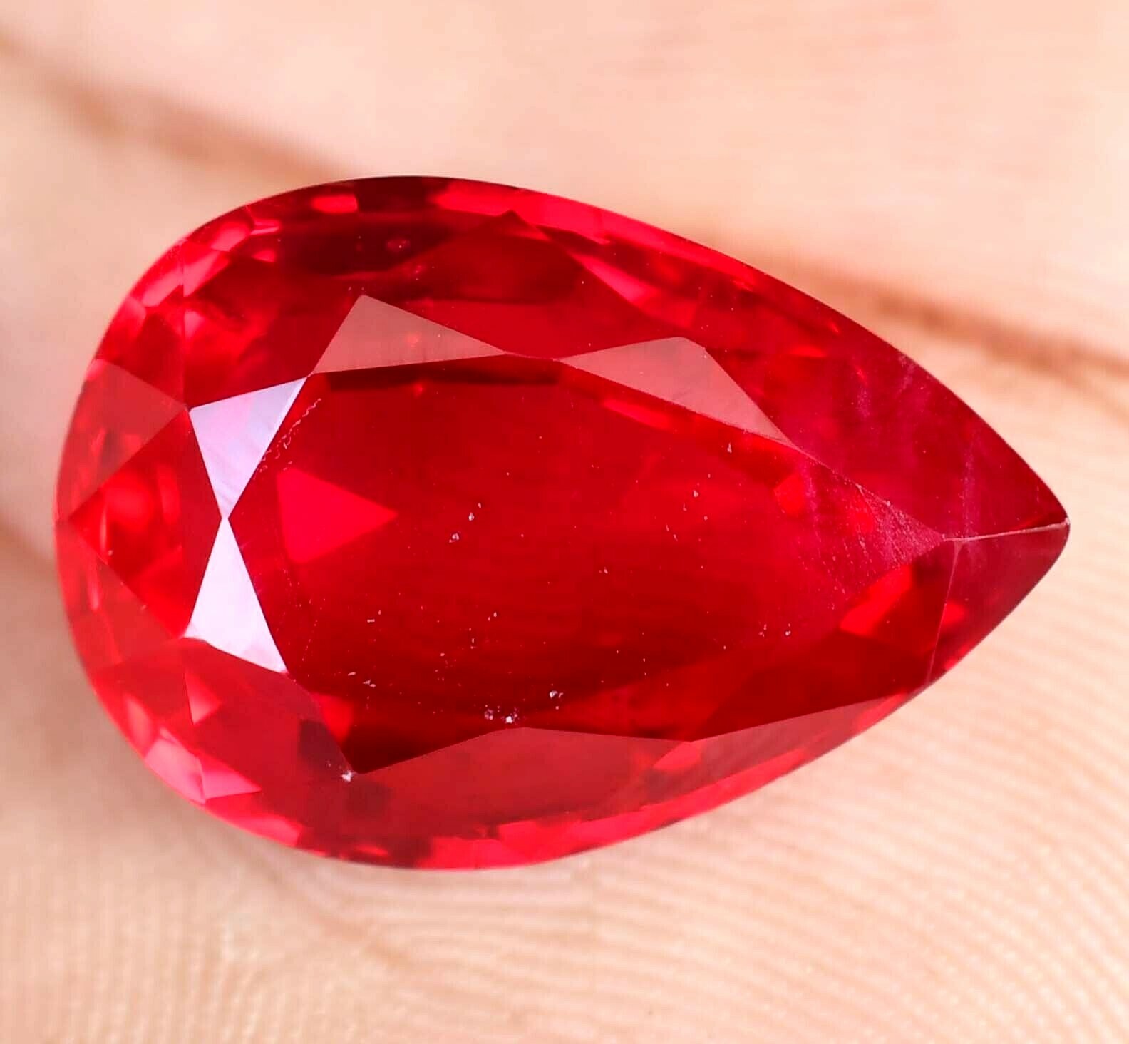 26.50 Ct Natural Blood Red Mozambique Ruby CERTIFIED Stunning Treated Gemstone