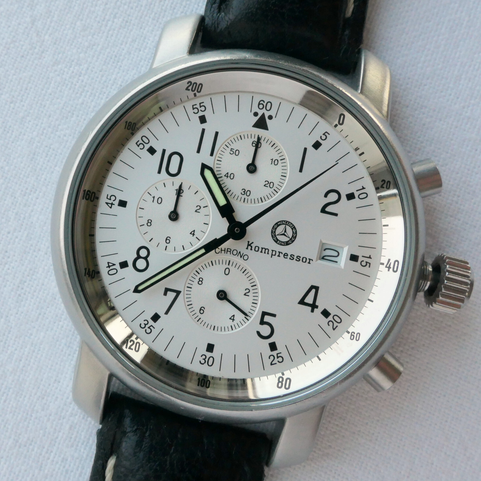 Mercedes Benz Classic AMG Mille Miglia Motorsport Racing Sport Chronograph Watch