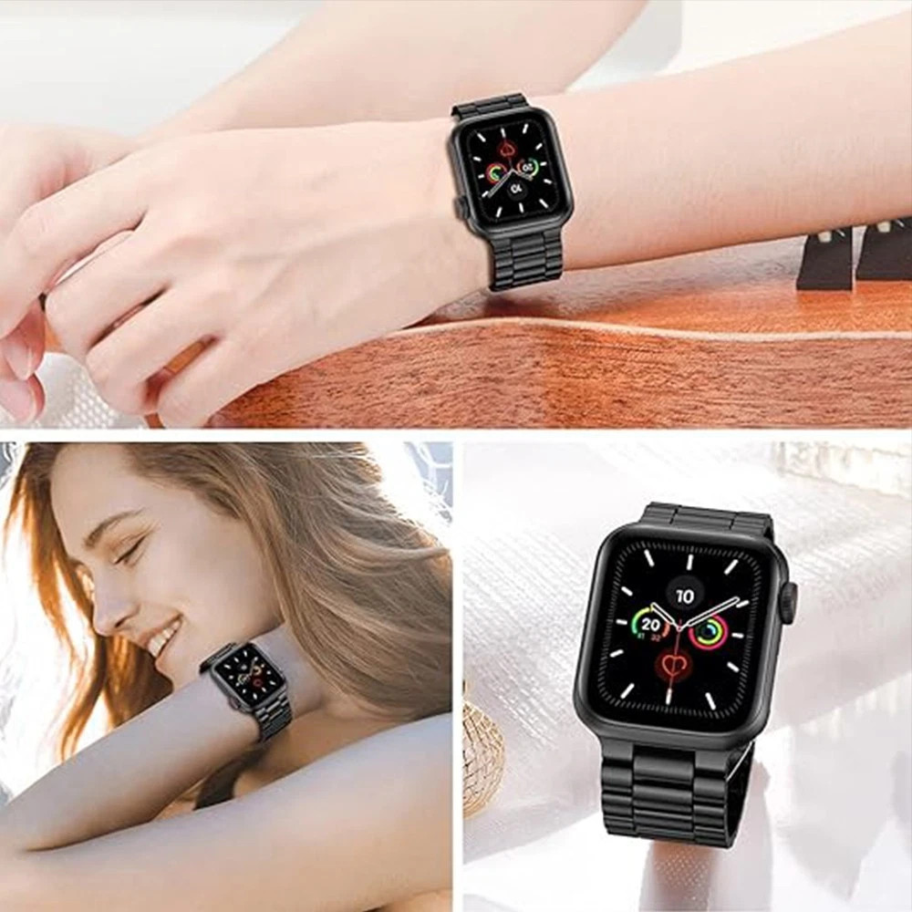Apple Watch Band Stainless Steel iWatch Strap 38 40 41 42 44 45mm for All Series