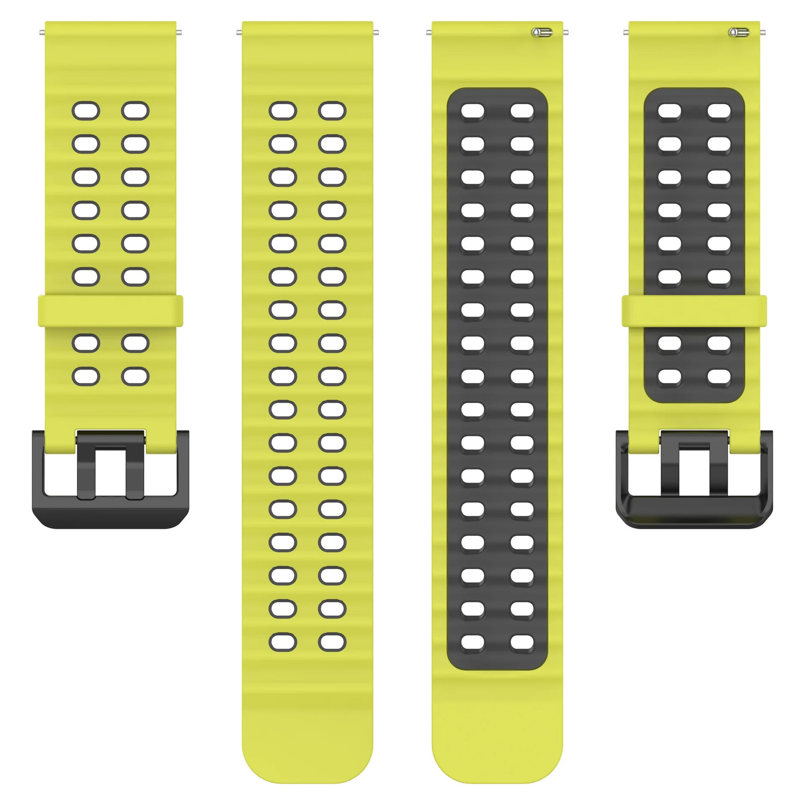 22mm Silicone Strap for Amazfit Balance 2 1 Bip 6 5/GTR 4 3 Pro/Huawei 46mm Band