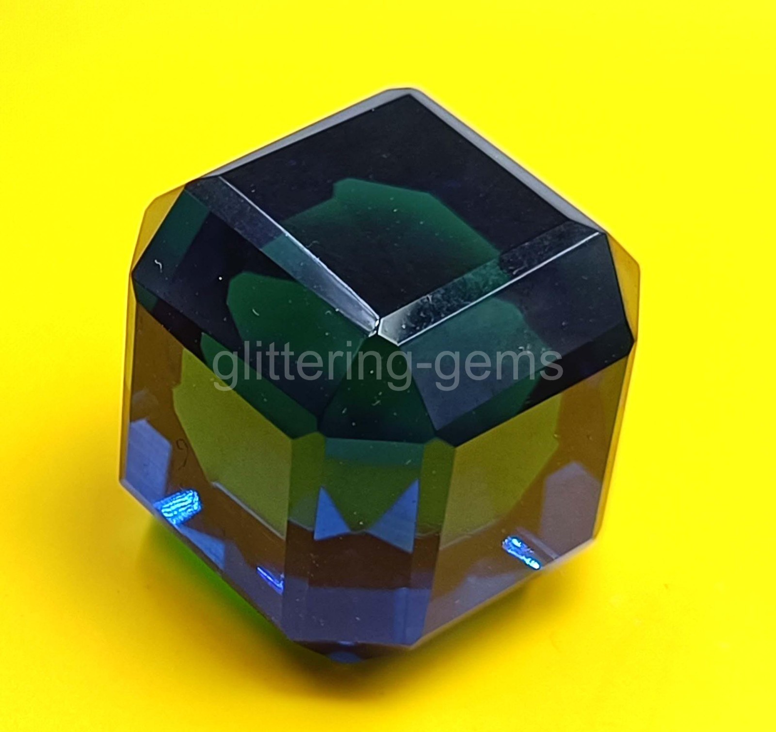 Natural 65.95 Ct Sri Lanka Blue Sapphire Cube Cut | IGL Certified Loose Gem 5JOR