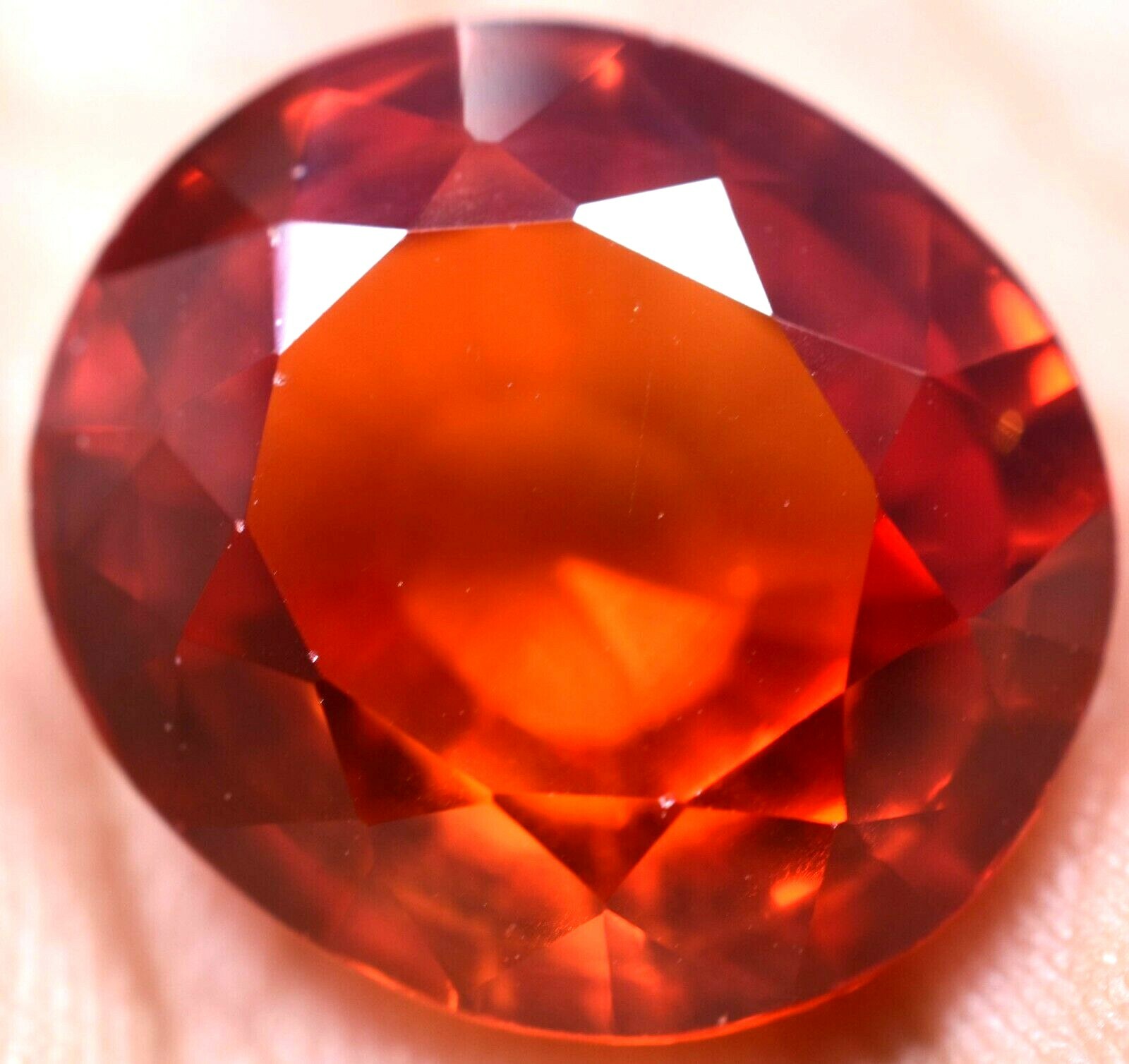 Extremely Rare Natural 21.75 Ct Padparadscha Sapphire GGL Certified Treated Gem