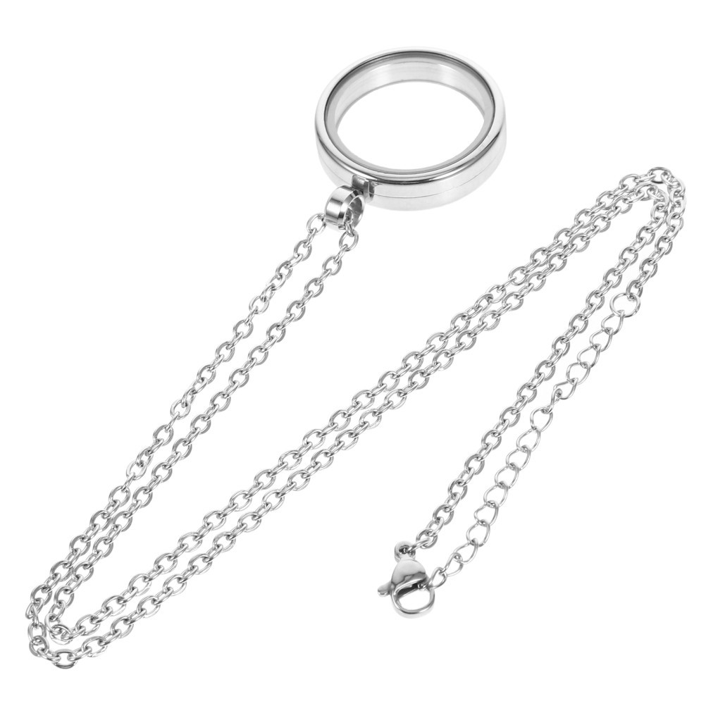 Hair Picture Charm Charms for Jewelry Making Disc Necklace Locket