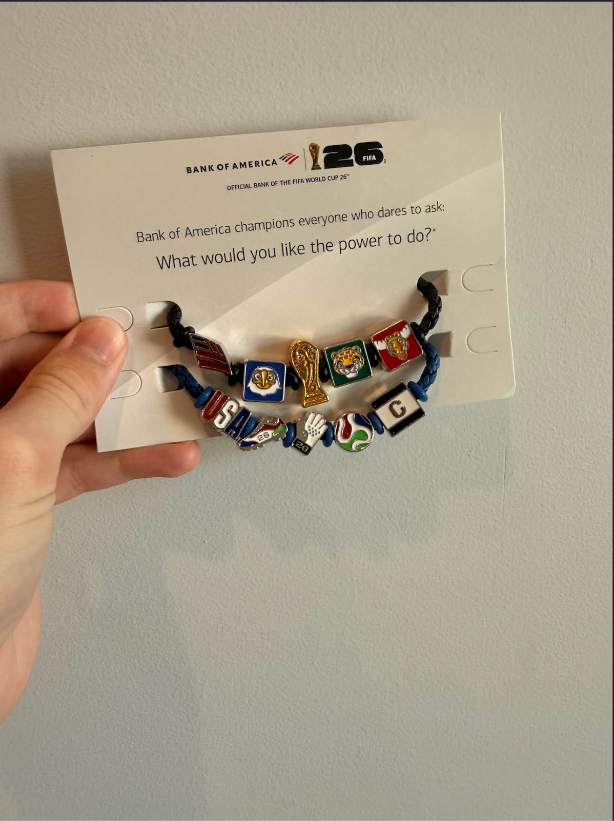 2026 FIFA World Cup ( Team USA) Charm Bracelet – Limited Edition 2 Pack
