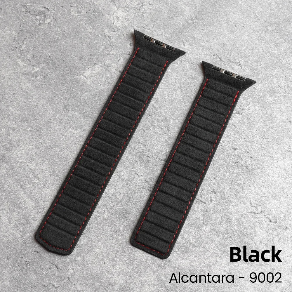 ALCANTARA Magnetic Leather Strap Accessories for Apple Watch