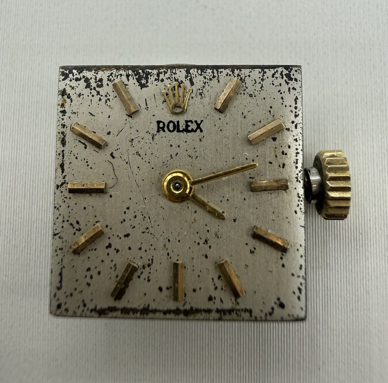 ROLEX movement CAL 1401 Working – W/ Stick Indices Rolex Dial