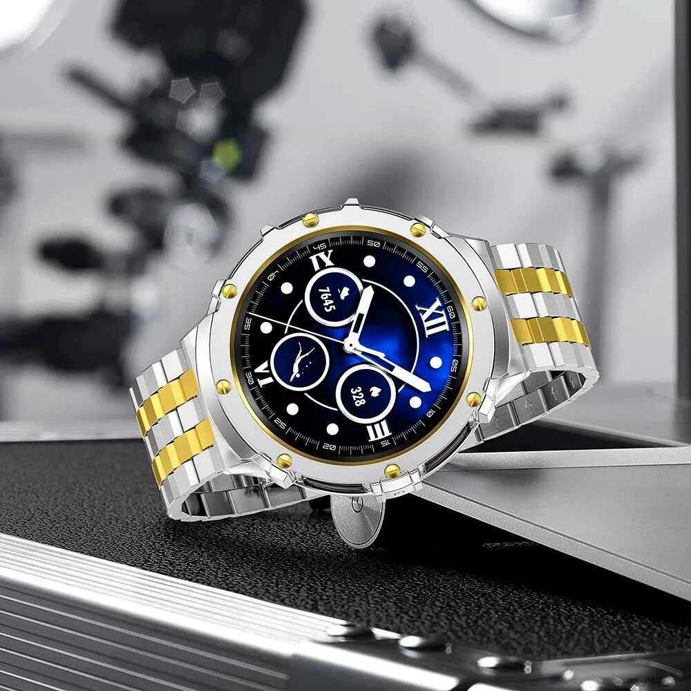 Metal Modification Kit Case Strap for Samsung Galaxy Watch 5 Pro 45mm Steel Band