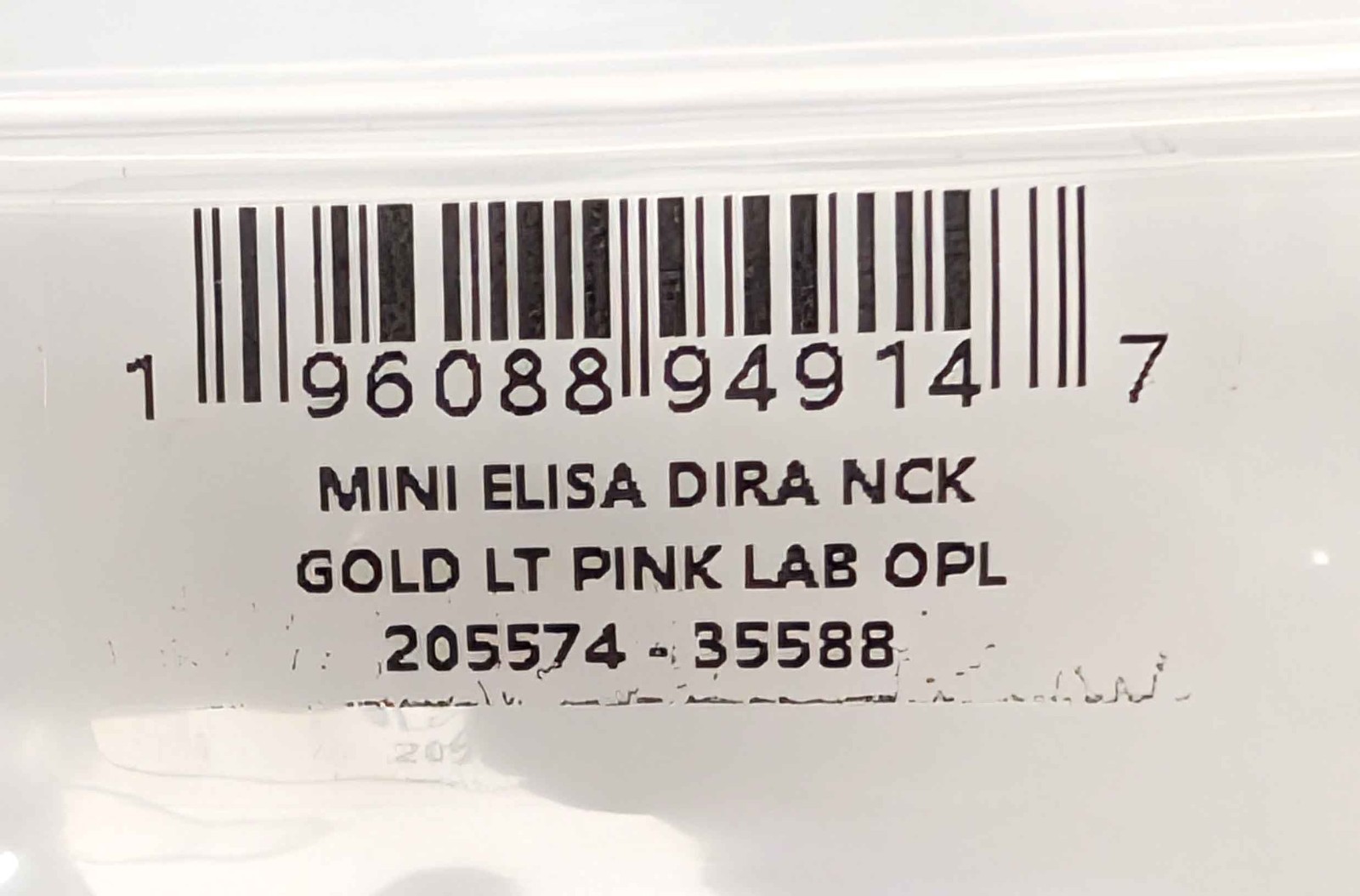 NEW 100% Authentic KENDRA SCOTT Pink Lab GR Opal Mini Elisa Dira Gold Necklace
