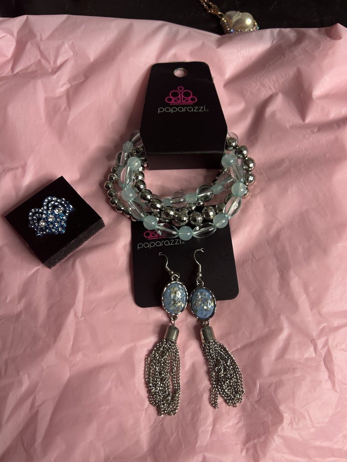 Bracelet,ring,earrings Set