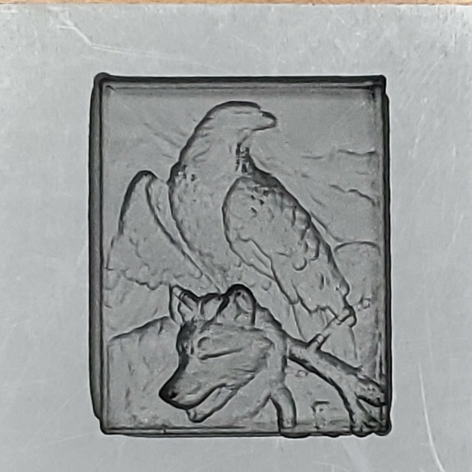 Eagle wolf 3D Graphite Ingot Mold for Gold Silver Copper Tin Melting Casting
