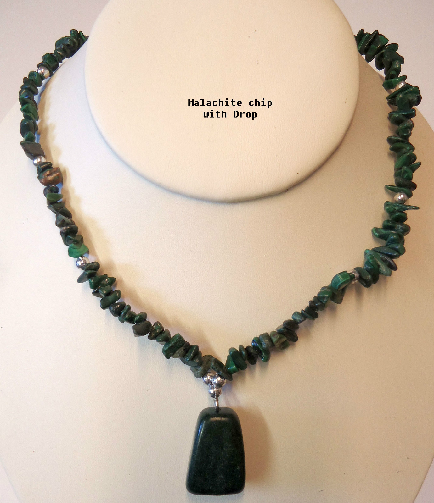 Stone Chip Necklace U CHOOSE size style & stone Amethyst Crystal Turquoise MORE