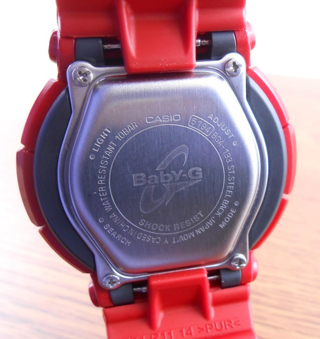 Working item CASIO wristwatch BABY-G BGA 133