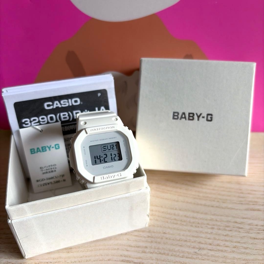 CASIO BABY-G BGD 560CU 7J Watch White