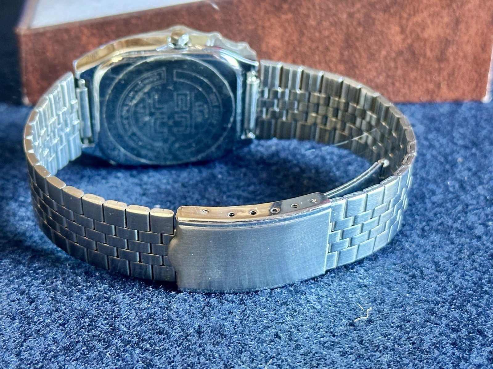 Vintage BRAND NEW with Box Yema Stainless Steel Watch 50M Water Resistant