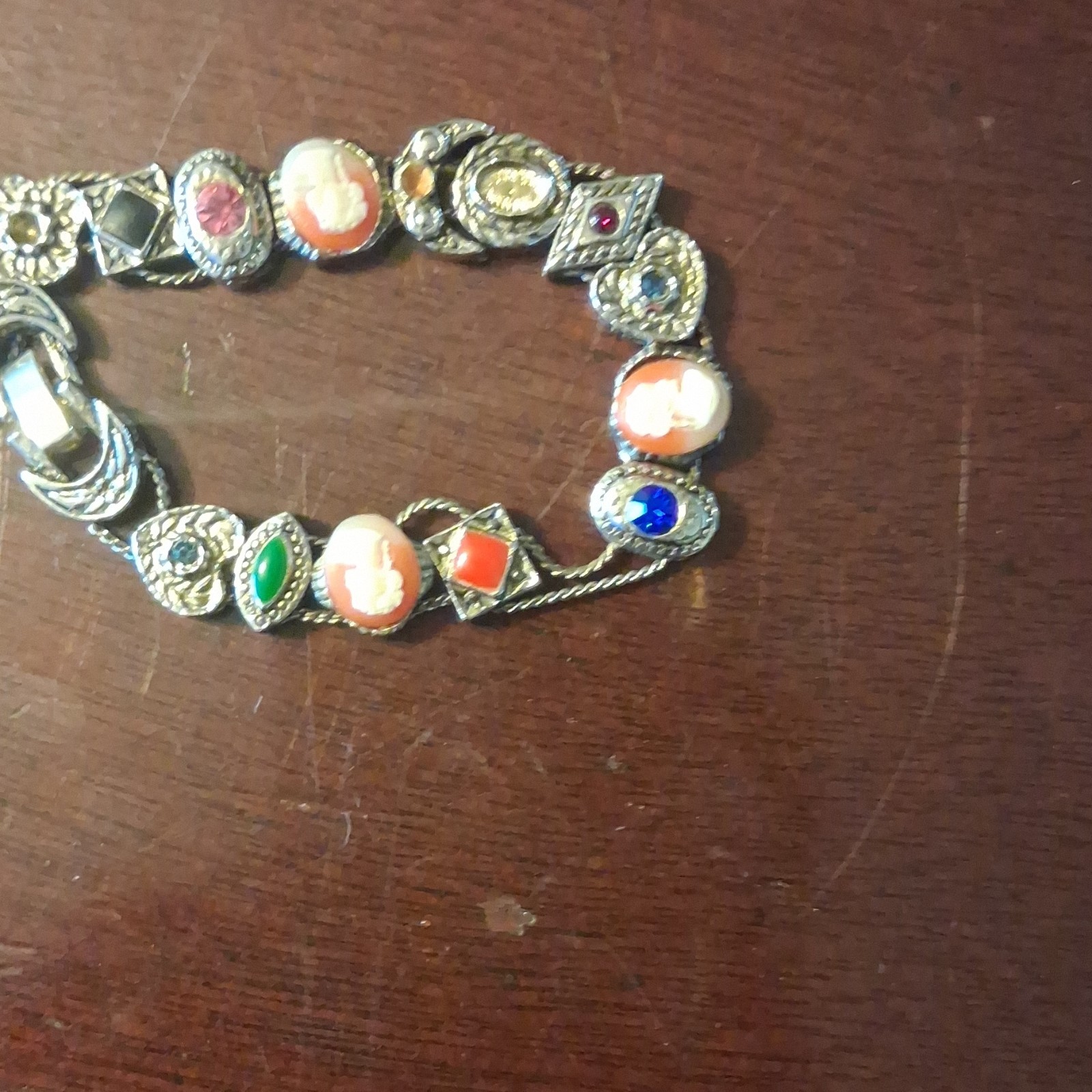 Silver-Tone Link Chain Bracelet, Chain & Link Style, Box Clasp Closure