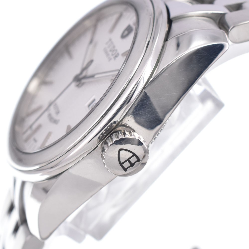with paper TUDOR Grammar Date 53000 white Dial Automatic Ladies Watch R#149223