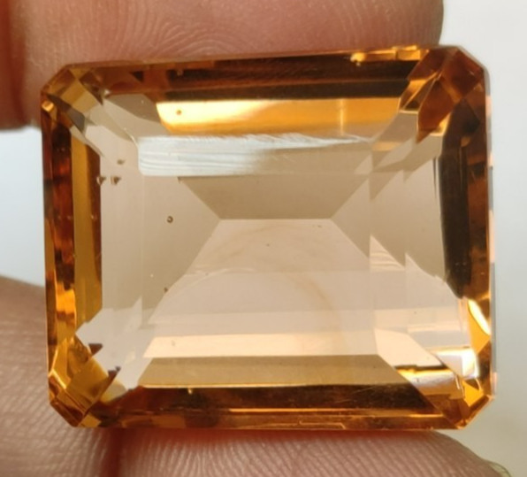 AAA+ 85.80 Ct. Large Imperial Topaz Emerald Cut Loose Gemstone Gift for Birthday