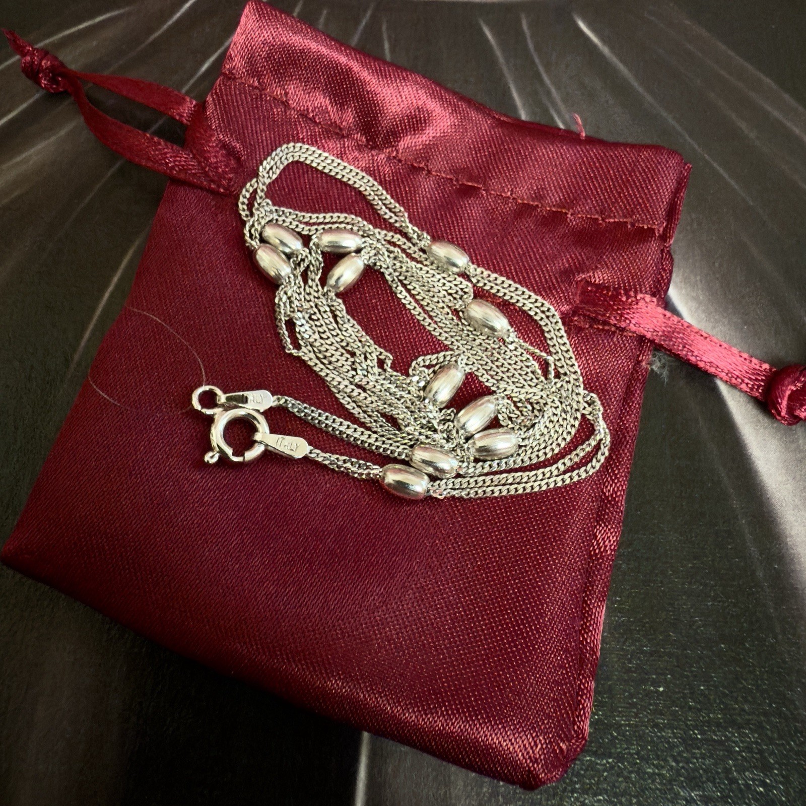 925 Sterling Silver Chain – 18″ – 45cm – Sophisticated Italian! #1745